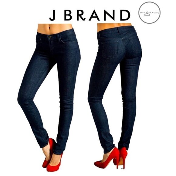 J Brand Mid Rise Stove Pipe Skinny Size 31 - Picture 1 of 12